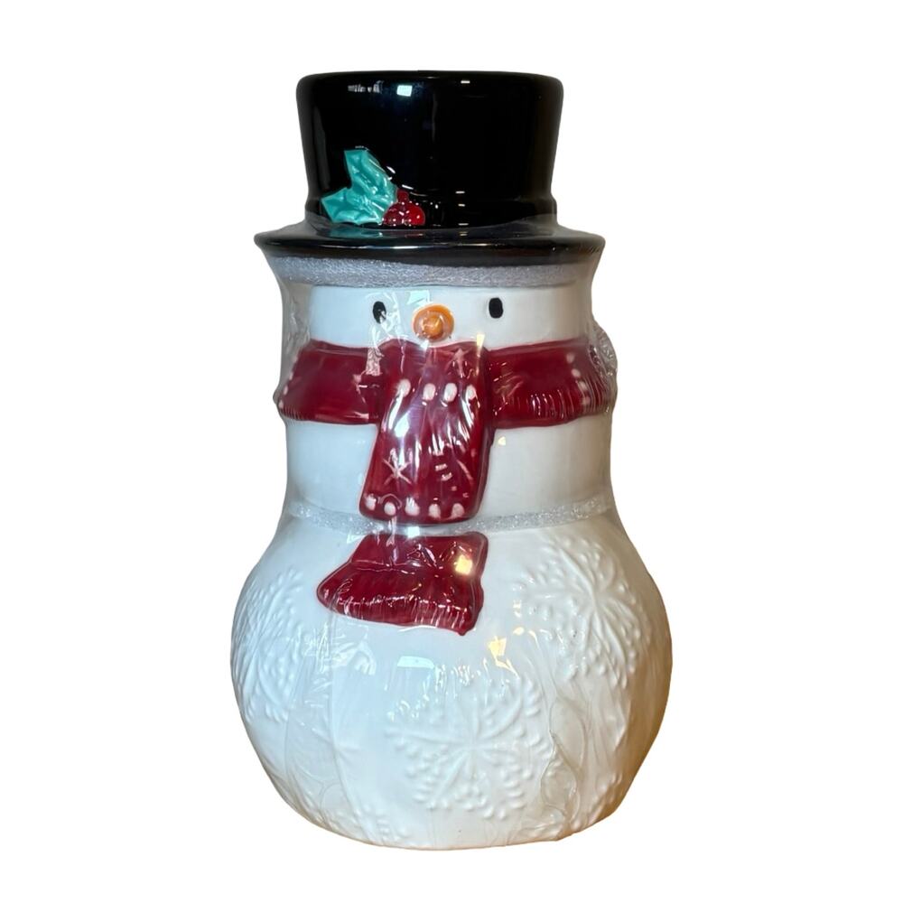 Hallmark Stacking Snowman Salt Pepper Shaker Set